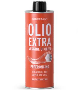 Ghorban, Bio Olivenöl mit Chili