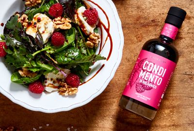 Ghorban Balsamico mit Himbeeren