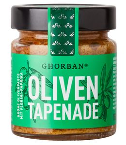 Ghorban, Grüne Oliven Tapenade, 180 g