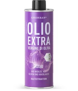 Ghorban Bio Olivenöl mit Knoblauch